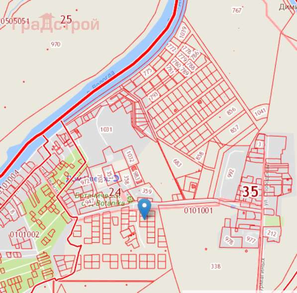 realty_mapper3.plot_in_locationПлощадь 8.00 сот. в Вологде