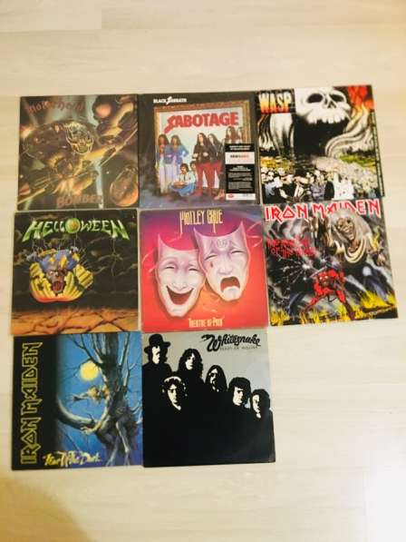 Продам виниловые пластинки Iron Maiden, WASP, Motörhead в Севастополе