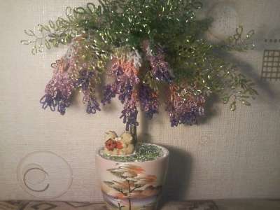 цветы и деревья из бисера в Коломне фото 9