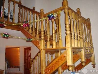 лестницы межэтажные из дерева и металла в Иванове фото 7