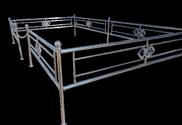 Ограды из нержавеющей стали в Воронеже фото 5