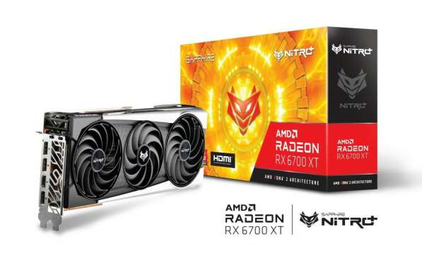 For sell Sapphire Nitro AMD Radeon RX 6700 XT GPU 12GB