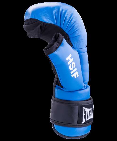 Перчатки для рукопашного боя HSIF RF3210, 10oz, к/з, синий