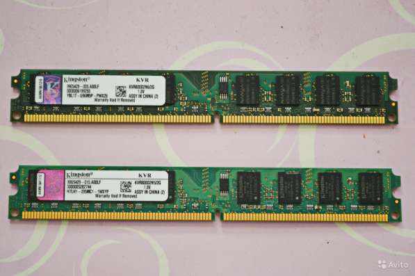 Оперативная память 2 Gb DDR-2 dimm PC-6400