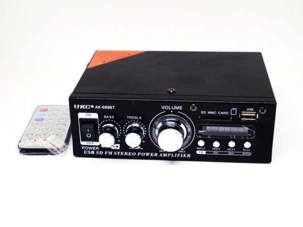 Усилитель звука UKC AK-699BT - Bluetooth, USB, SD-карта, MP3 в фото 4