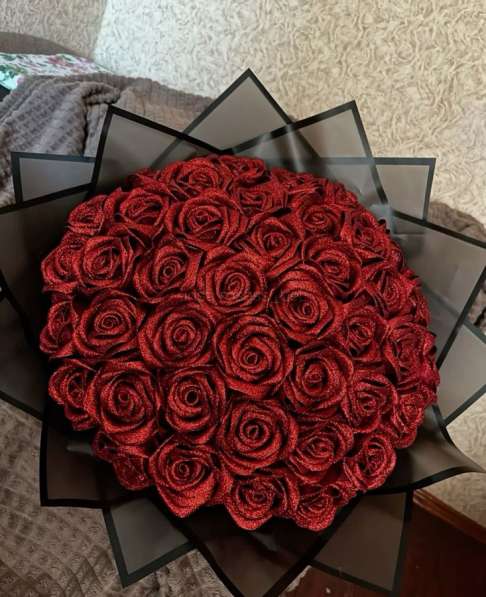 Атласные розы в Москве фото 4