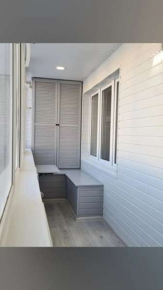 Обшивка балкона, Остекление, Балкон под ключ в Набережных Челнах фото 12