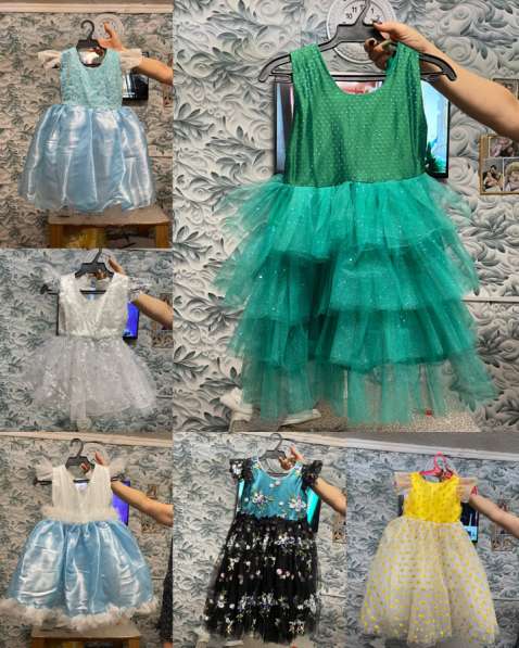 Детские платья, новые, самопошив