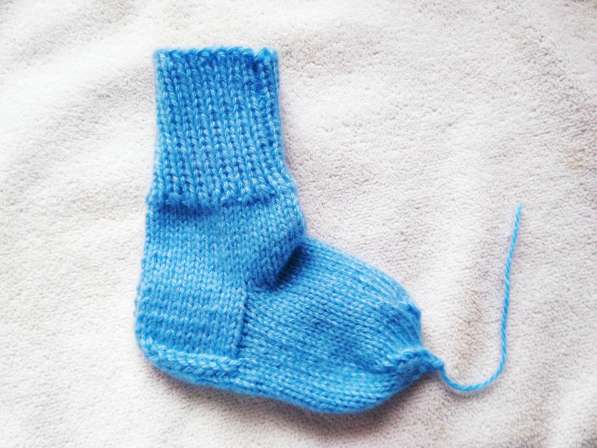 Вязанные детские носки