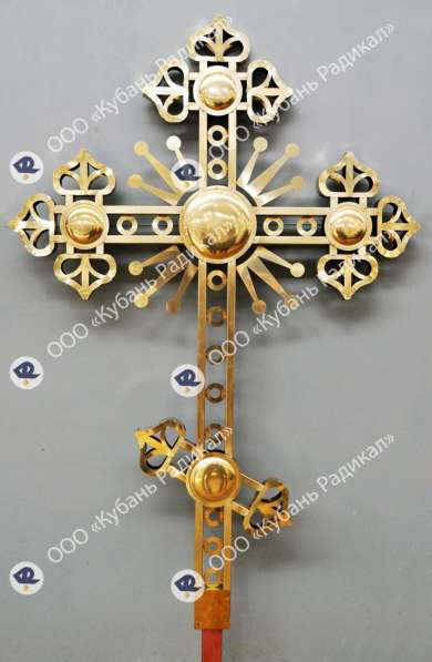 Изготовление крестов для куполов церквей в Краснодаре