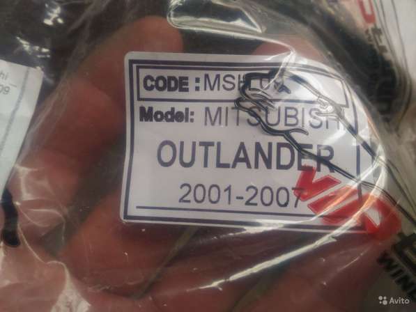 Дефлектор капота для Mitsubishi Outlander I в Краснодаре фото 3