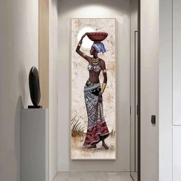 Oil paintings of African American art Deco figures в 