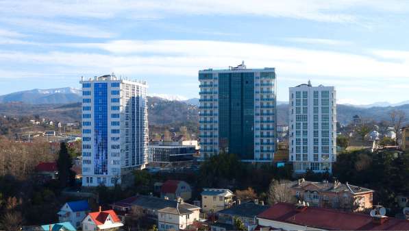 Квартира на 8 этаже нового жилого комплекса в Сочи