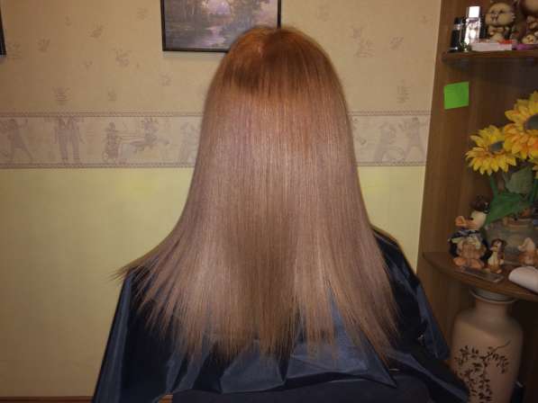 Кератиновое выпрямление и восстановление волос в Москве фото 3