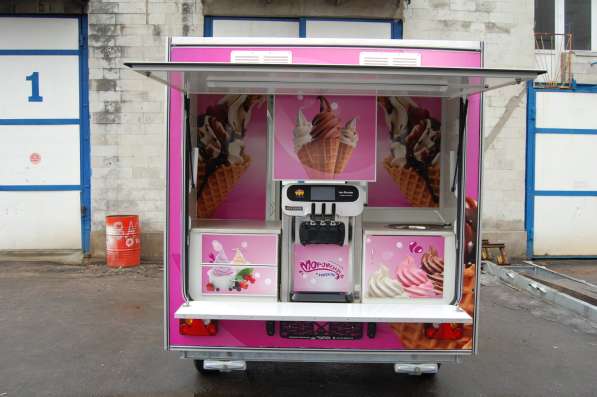 Прицеп для продажи мягкого мороженого