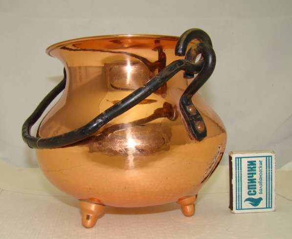 Кашпо медное (Q576) в Москве фото 5