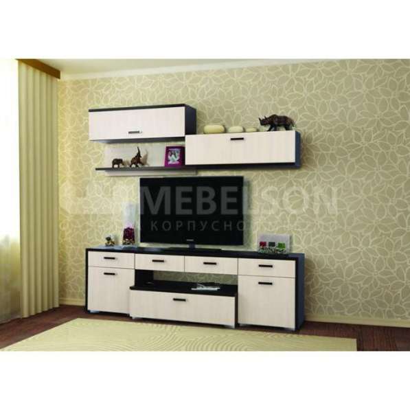 Модульная стенка &laquo;Хилтон&raquo; комп.4 (Мебельсон)