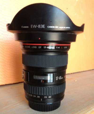 объектив для фотоаппарата Canon EF 17-40/4L USM