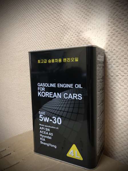 Моторное масло Korean Cars 5W30