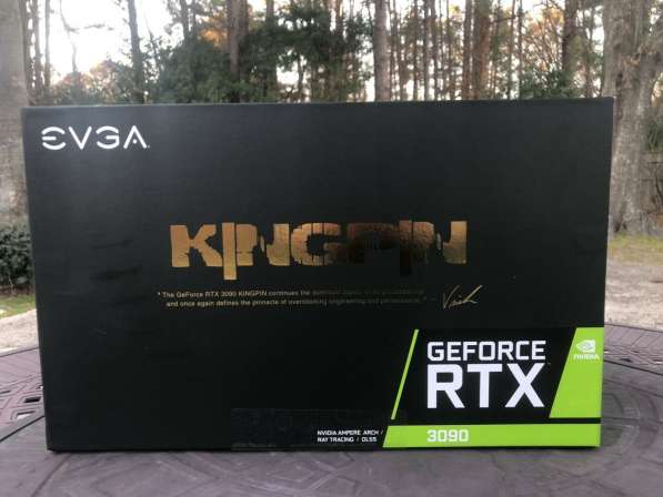 Новая графическая карта EVGA GeForce RTX 3090 KINGPIN HYBRID