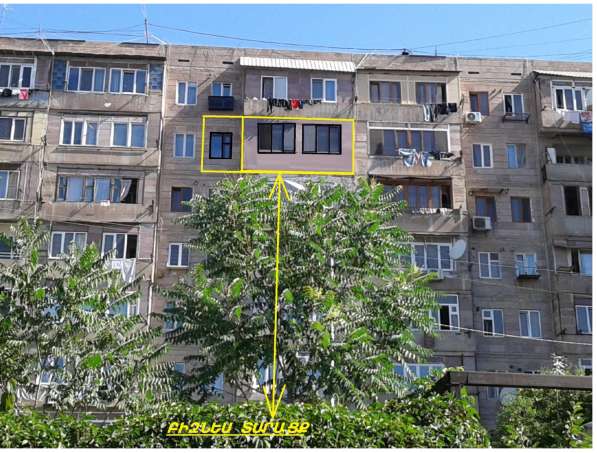 Հ Ա Բ-1.թ.3-ս.երկկողմանի արև կող,մեջտեղի բնակարան կանաչ գոտի в фото 42