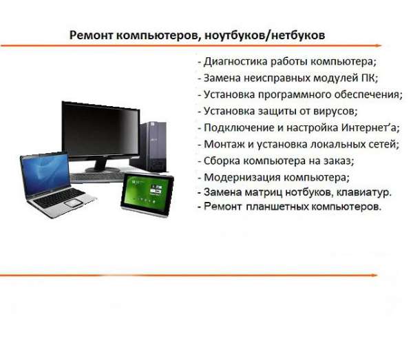 Сервис ноутбуков, пк, электроники, моушн-дизайн
