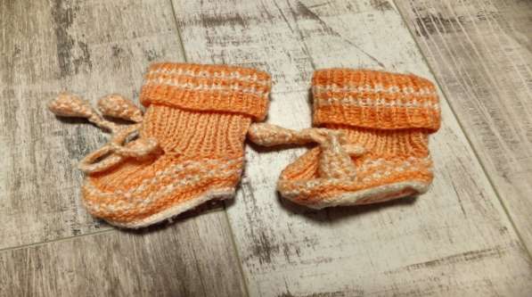 Теплые носки и варежки для малыша в Краснодаре фото 3