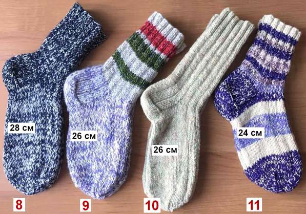 Носки и рукавички вязаные (ручная работа) в фото 3