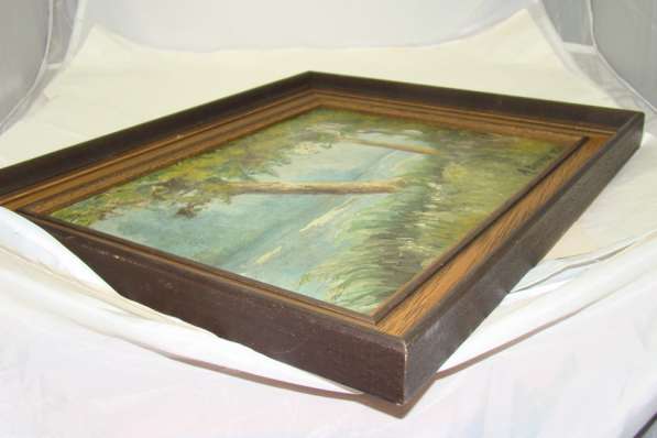 Картина старинная пейзаж (W596) в Москве фото 3