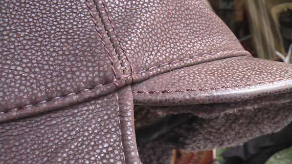 Шапка -шлем зимняя кожаная натуральный мех. в Саратове
