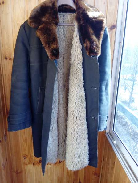 Пальто на овчине 52-54 размер
