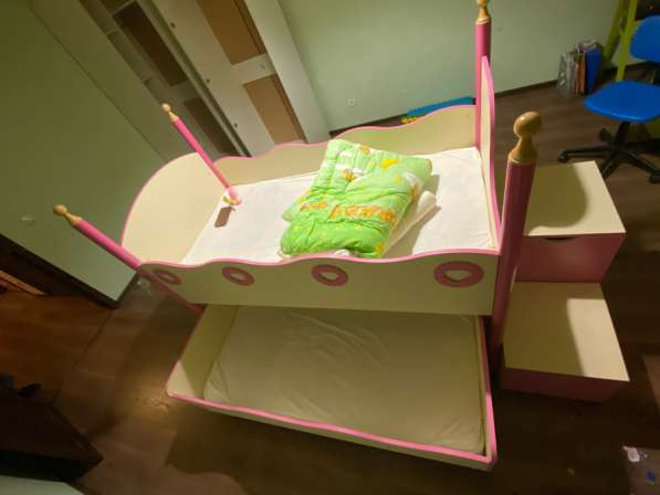 Кроватка для двоих детей в Москве фото 5