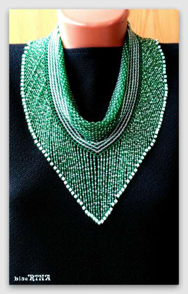 Колье: косынка из бисера в Краснодаре фото 3