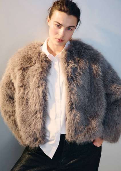 Шуба искусственная