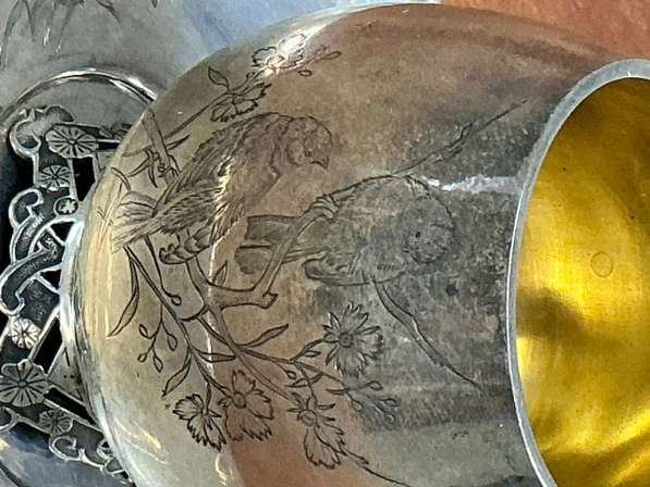 Серебряный сервиз 19 века мастерской Егорова в Москве фото 3