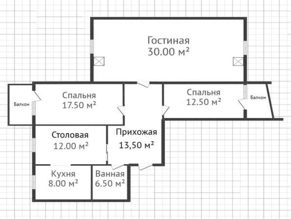 3-комнатная квартира, 100 кв. м., ул. Севастопольская, 2 в Краснодаре