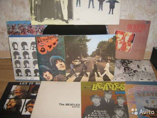 Винил, комплект "The Beatles" 12-пластинок