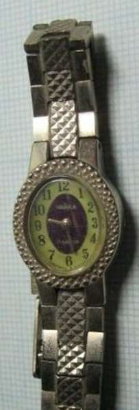 Часы наручные женские Чайка с браслетом сделанные в СССР