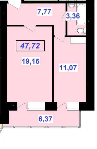 Продам однокомнатную квартиру в Тверь.Этаж 9.Дом кирпичный.Есть Балкон. в Твери фото 6