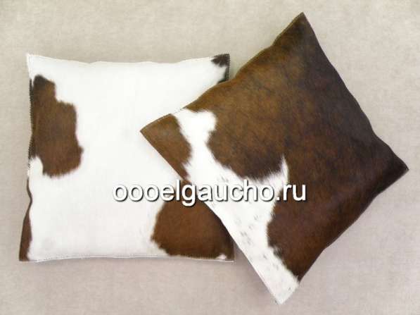 Декоративные подушки из шкур коров, лисы и чернобурки в Москве фото 5