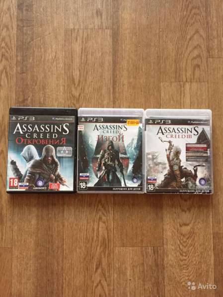 Диски 7 штук на PS3 Assassins creed (ВСЯ коллекция)