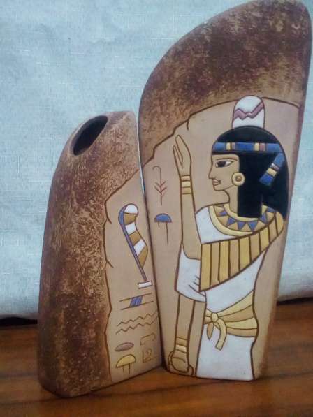 Ваза керамика «Египетскикие мотивы» в Санкт-Петербурге фото 3