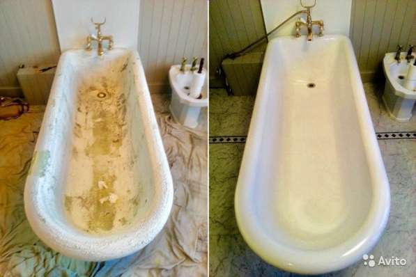 Реставрация акрилом ванн, поддонов, раковин, джакузи в Красноярске фото 10