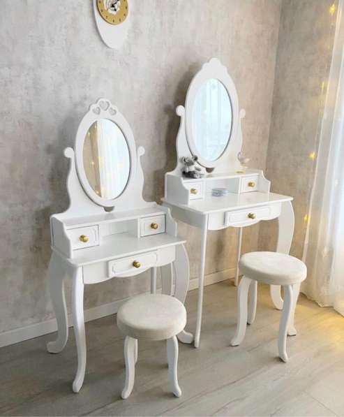 Туалетный столик с зеркалом “Белоснежка 3» в Москве фото 6
