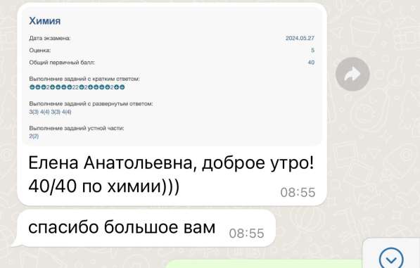 Репетитор по химии в Владивостоке фото 8