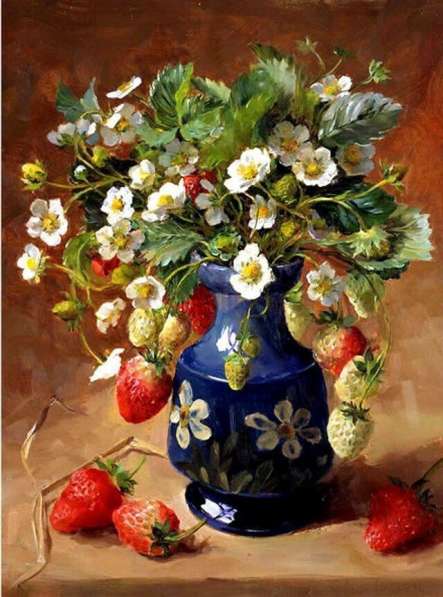 Масло холст, букет