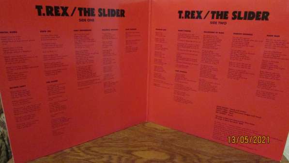 Винил "T. REX" The Slider в Ухте фото 4