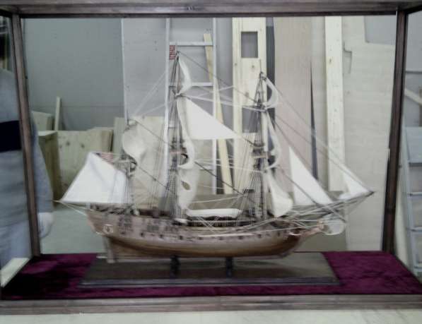 Модель старинного парусного судна в Москве фото 3