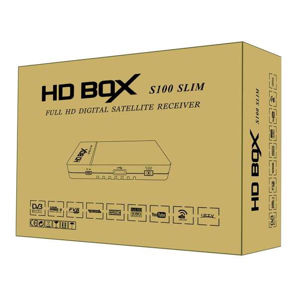 Спутниковый ресивер HD BOX S100 Slim