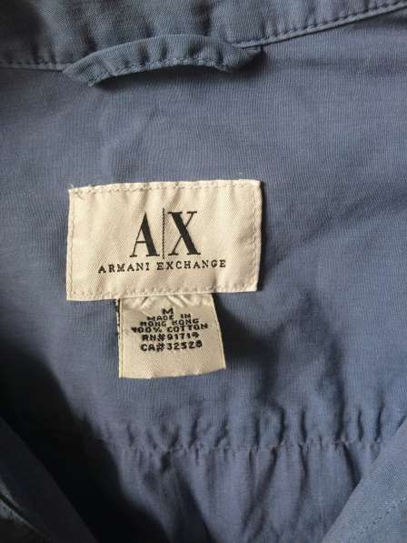 Armani Exchange Рубашка мужская оригинал с коротким рукавом